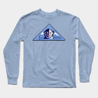 Bhutan Postage Stamp - Yeti / Abominable Snowman Long Sleeve T-Shirt